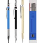 Crayons de menuisier avec recharges de marqueurs et outil de grattage de carbure pour verre, c�ramique, ...