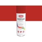 Crc - peinture acrylique de finition 520ml - 400ml antirouille rouge trafic ral 30