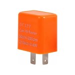 2 broches relais de clignotant, 12v universel relais de clignotant �lectronique r�glable led clignotant ...