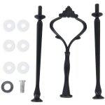 Crea 3 niveaux couronne - motif g�teau cupcake plaque support pr�sentoir poign�e raccords