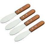 Lot de 4 supports pour couteaux  tartiner le beurre, couteau  tartiner le fromage en acier inoxydable ...