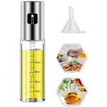 Pulv�risateur d'huile d'olive, 100 ml d'huile pour la cuisson, flacon pulv�risateur d'huile d'olive pour ...