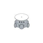 Siphon allong� en pvc 110mm tecno bote t85 50605