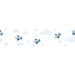 A. s. creations - frise papier peint lovely kids avion frise papier peint bleu frise papier peint parfaite ...