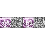 A. s. creations - frise papier peint motif fleur rose frise tapisserie à motif baroque pour salon frise ... A. s. creations - frise papier peint motif fleur rose frise tapisserie à motif baroque pour salon frise ...