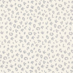 A. s. creations - papier peint blanc et argent 378561 papier peint l�opard & lettres