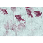 Papier peint panoramique japonais pour salle de bain | tapisserie panoramique animaux originale | papier ... Papier peint panoramique japonais pour salle de bain | tapisserie panoramique animaux originale | papier ...