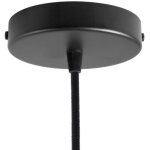 Rosace de plafond cylindrique en m�tal noir 120mm ? pince conique 14, 8mm ? installation pour applique ...