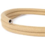 Creative cables - creative - tube, diametro 20 mm, rivestito in tessuto rn06 juta, canalina passacavi ...