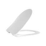 Creavit plat abattant wc wc - duroplast - softclose - quick release - inox charni�res - blanc