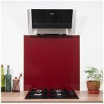 Alucouleur - cr�dence alu rouge pourpre ral 3004 h 65 cm x l 70 cm de 1, 5 mm