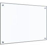 Bonnevie - cr�dence cuisine fond de hotte - dosseret de cuisine transparent 70 x 50 cm verre tremp� bv848339 ...