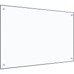 Bonnevie - crdence cuisine fond de hotte - dosseret de cuisine transparent 90 x 60 cm verre tremp bv259275 ...