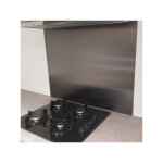 Alucouleur ? cr�dence inox alimentaire bross� noir 0, 8mm ? dimensions 20 cm x 70 cm ? protection sous ...