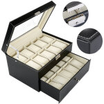 Crin à montres pour hommes haloyo boîte à montres à 20 emplacements, présentoir à montres, 28. 5 x 20. ... Crin à montres pour hommes haloyo boîte à montres à 20 emplacements, présentoir à montres, 28. 5 x 20. ...