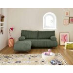 Bestmobilier - cristal - canap 3 places - convertible avec coffre et pouf - en fausse fourrure ctele ...