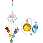 Cristaux color�s attrape - soleil suspendus attrape - soleil lustre lampes lumi�re pendentif prismes ...