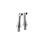 Cristina ondyna - 2 colonnettes hautes 130 mm chrome ch16051