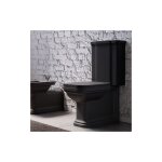 Cristina ondyna - bloc wc complet rservoir bas cramique noir mat waldorf wd411713