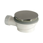 Cristina ondyna - bonde de douche avec capot extra plat - hauteur 64 mm - métal brossé Cristina ondyna - bonde de douche avec capot extra plat - hauteur 64 mm - métal brossé