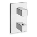 Cristina ondyna - fa�ade thermostatique en laiton 2 sorties quadri - ondyna xq85251