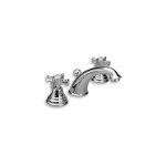 Cristina ondyna - mélangeur lavabo 3 trous chrome chambord + vidage ch11351 Cristina ondyna - mélangeur lavabo 3 trous chrome chambord + vidage ch11351