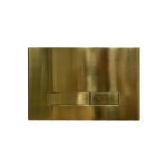 Cristina ondyna - plaque pour wc suspendu or brosse ac10096p