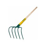 Leborgne - croc � fumier douille - 5 dents - manche bois certifi� pefc 100%