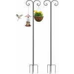 Crochet de berger sur pied: 2 pi�ces 240cm crochets de b�ton ext�rieur r�glable en hauteur piquet de ...