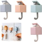 Crochets muraux, animaux crochet adhesif mignon crochet, créatif pour manteau cat hook, rétractables ... Crochets muraux, animaux crochet adhesif mignon crochet, créatif pour manteau cat hook, rétractables ...
