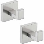 Crochet mural porte - serviettes salle de bain murale crochets acier inoxydable sus304 patre support ...