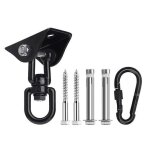 Crochet de plafond pour fauteuil suspendu pivotant � 360 �, balan�oire, suspension, crochet avec vis ...