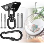 Crochet de plafond pour fauteuil suspendu pivotant � 360 �, balan�oire, suspension, crochet avec vis ...