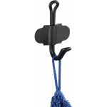 Crochet porte manteau nostalgie, pat�re porte manteau, design vintage, fixation adh�sive, acier, 6x8, ...