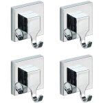 Lot de 4 crochets porte serviettes muraux wenko fixation vaccum - loc® sans perçage, repositionnable ... Lot de 4 crochets porte serviettes muraux wenko fixation vaccum - loc® sans perçage, repositionnable ...