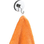 Crochet porte manteau, crochet porte serviette mural wenko fixation sans perage vacuum loc plus,  fixer ...