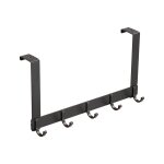 Linghhang - crochets pour rebord de porte avec 5 crochets, alliage d'aluminium accroche patere cadre ...