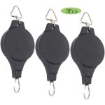 Crochet rtractable pour plantes lot de 3 crochets noirs pour rouleau de plantes.