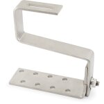 Crochet de toit r�glable pour tuile canal - inox a2 80 - 120 - boite de 20