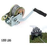 Crochet de treuil de levage treuil manuel c�ble en acier 1200 lbs