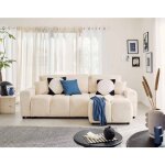 Lisa design - crocus - canap� d'angle r�versible - 4 places - convertible avec coffre - en fausse fourrure ...