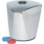 Croisillon métal tricorne chromé pour tête universelle Croisillon métal tricorne chromé pour tête universelle