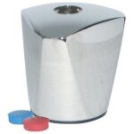 Croisillon metal tricorne chrome