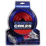 Crk25 set de connexion pour ampli hifi auto 25 mm r802101 - crunch