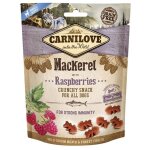 Crunchy snack carnilove maquereau & framboises chien 200 g 8595602528875