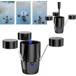 Csp - 250 cumeur skimmer flottant de bassin - aspirateur de surface jusqu' 40 m - 2500 l / h / 45 ...