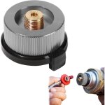 Csparkv 1 pcs adaptateur de cartouche de gaz pour rechauds de camping, adaptateur de cartouche de gaz ...