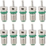Csparkv 10 pi�ces noyau de valve de climatisation, r134a pi�ce de climatisation automobile noyau de valve ...