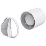 Csparkv - 100 mm extracteur d'air silencieux 12w �conome en �nergie � flux mixte ventilateur de conduit ...