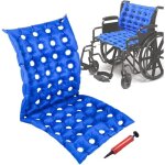 Csparkv - 102x48cm coussin de si�ge gonflable pour fauteuil roulant avec dossier complet, coussin de ...